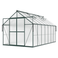 Polykarbonátový skleník Slide-In 244x429 cm Dark Green - Cultivo