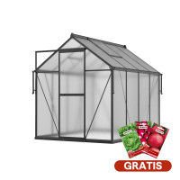 Polykarbonátová skleník Slide-In NEW 183x245cm černý – Cultivo