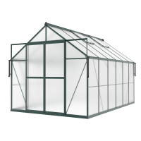 Polykarbonátový skleník Slide-In 244x370 cm Dark Green - Cultivo
