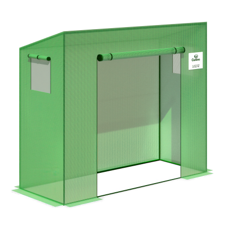 Plastový skleník pro rajčata 200x77 zelený