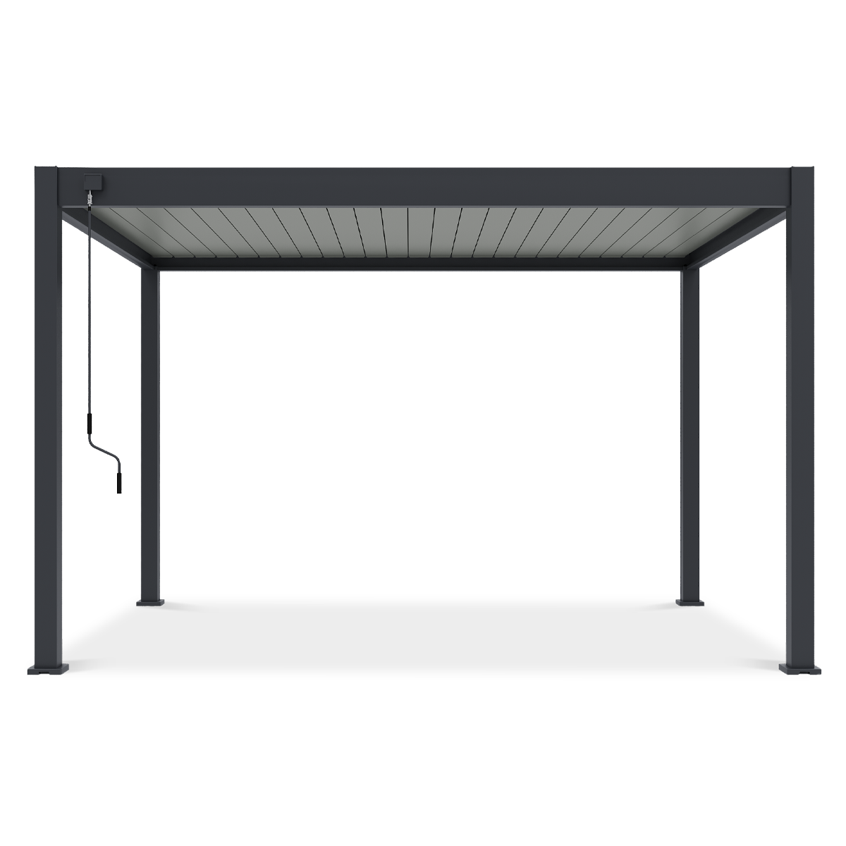 Pergola ogrodowa na taras ELEGANCE 3x4 Anthracite/Light Grey - Gutroof