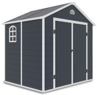 Domeček na nářadí VERMONT 242x192cm studená šedá - Hardmaister