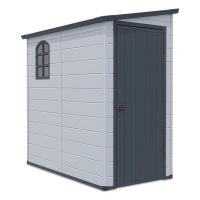 Kůlna na nářadí BOSTON 109x192cm světle šedá - Hardmaister