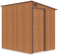 Kovový domek na nářadí JASPER 150x194 cm Dub hnědý