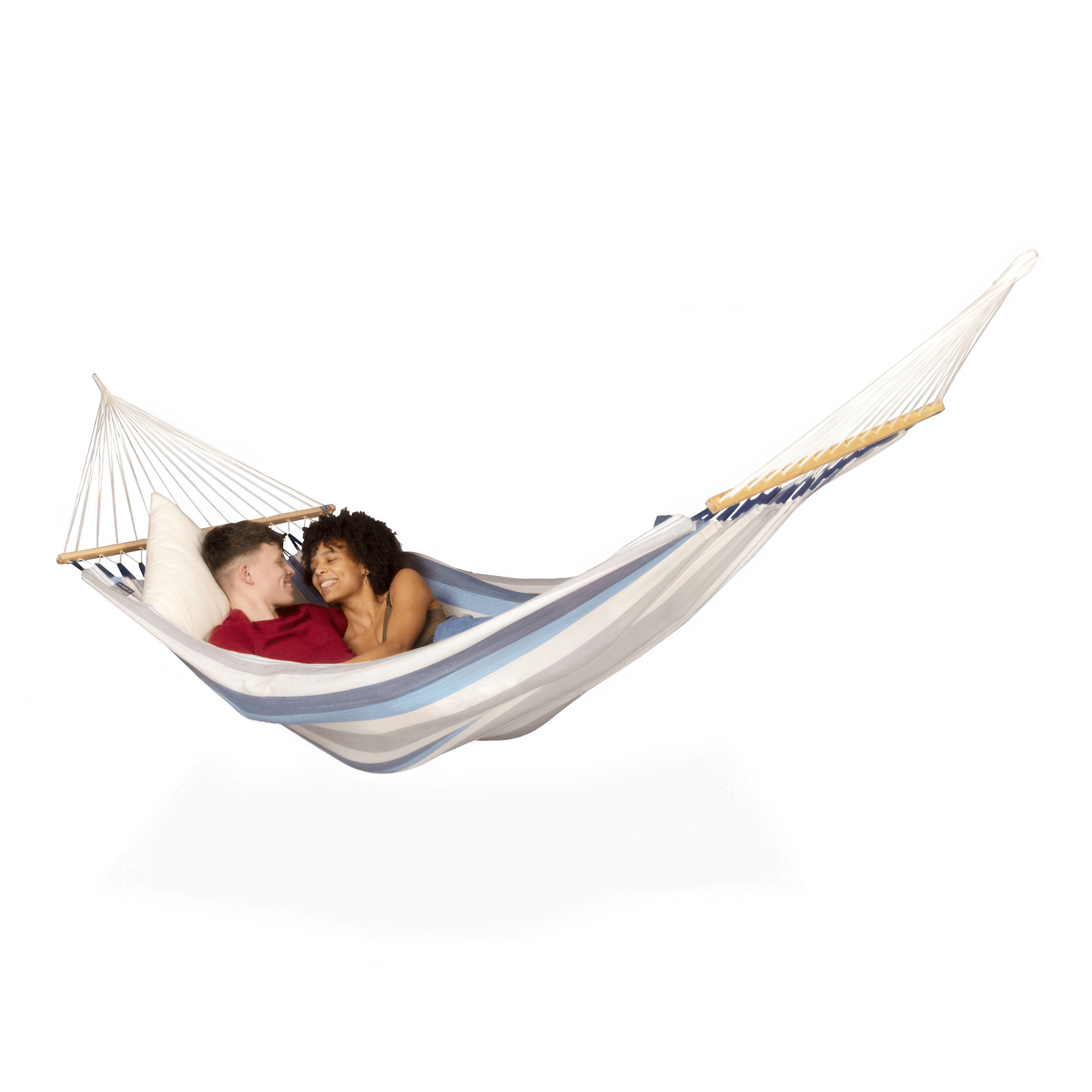 ALISIO Sea Salt dvojitá houpací síť s tyčí - LA SIESTA