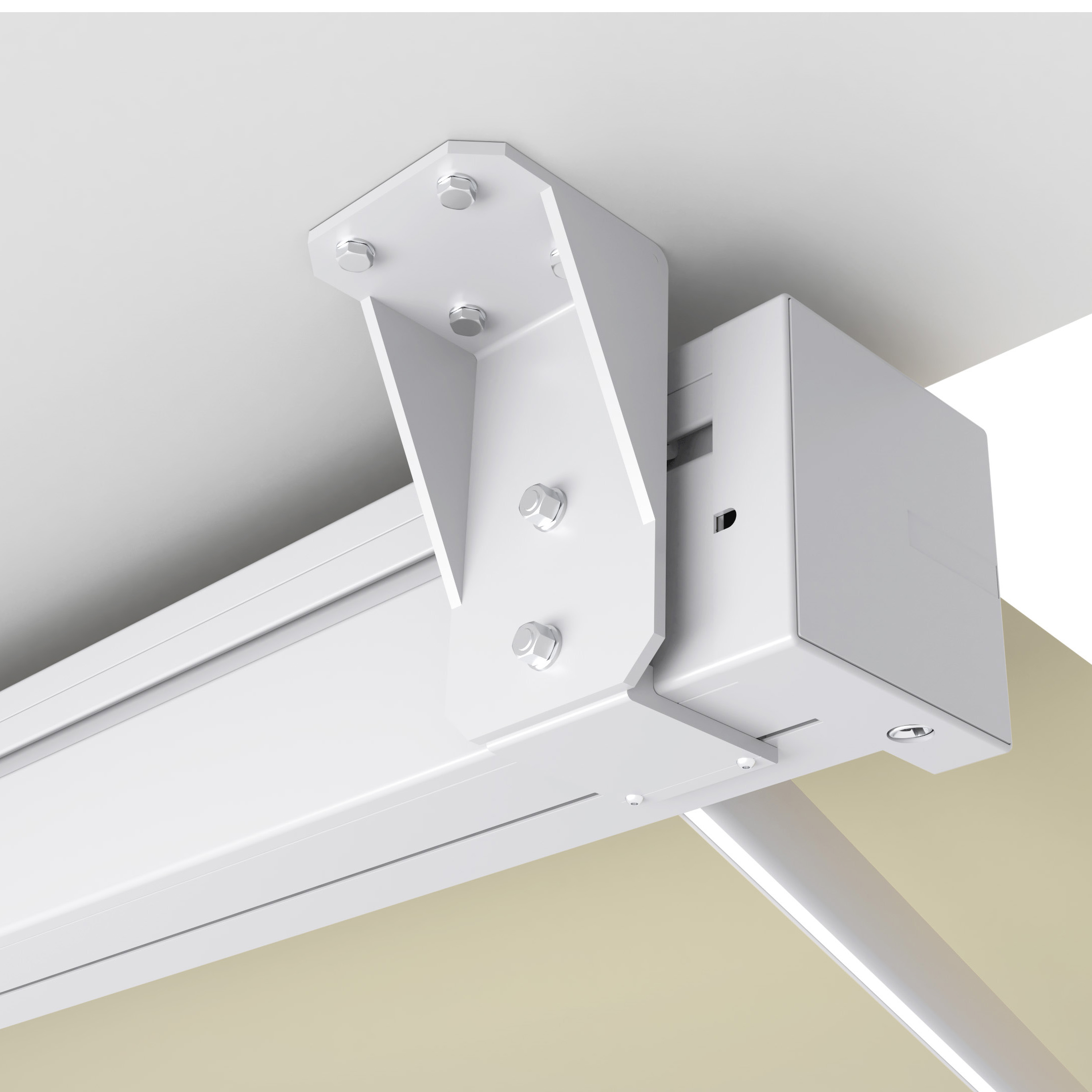 Stropní úchyt pro markýzu DELUXE, světle šedý - Gutroof