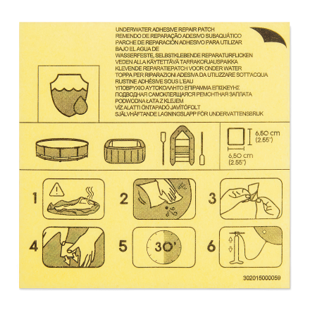 podwodne łatki naprawcze
