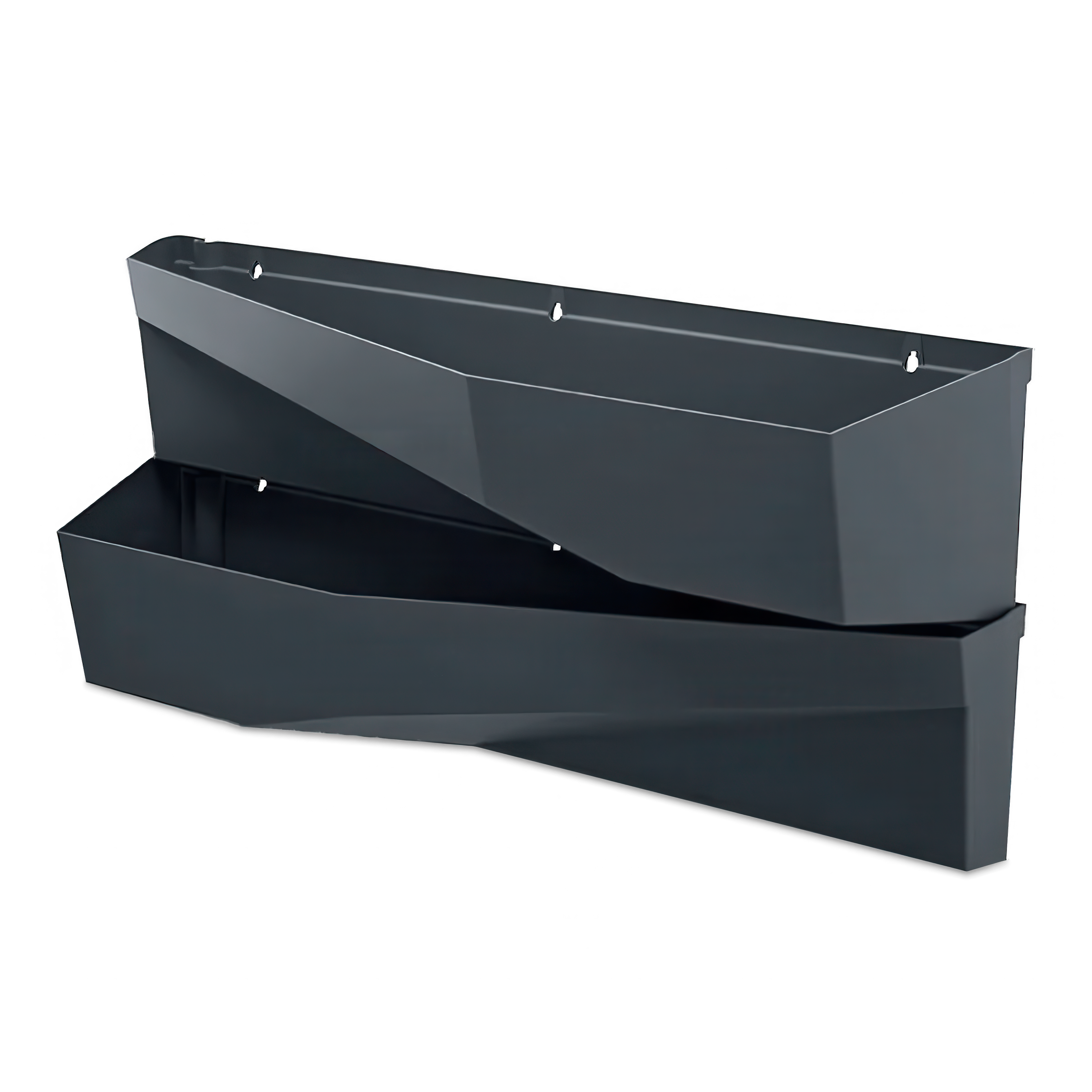 Kaskádová zahradní stěna vertikální zahrada 78x19x35cm, antracit - PROSPERPLAST