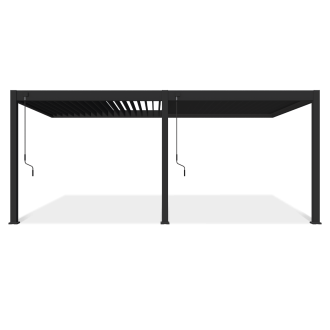 Przyścienna pergola ELEGANCE WALL 3x6 Anthracite - Gutroof