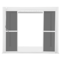 Polykarbonátové posuvné dveře pro pergolu PREMIUM 4m bílá - GUTROOF