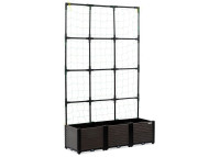 Vyvýšený záhon se stojanem Cultivo GROW FLAT SET L