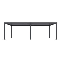 Pergola tarasowa Deluxe pro automatic 4x8 Antracytowa na patio