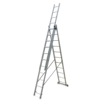 Multifunkční hliníkový žebřík Solid Maxi 3x11 - Hardmaister