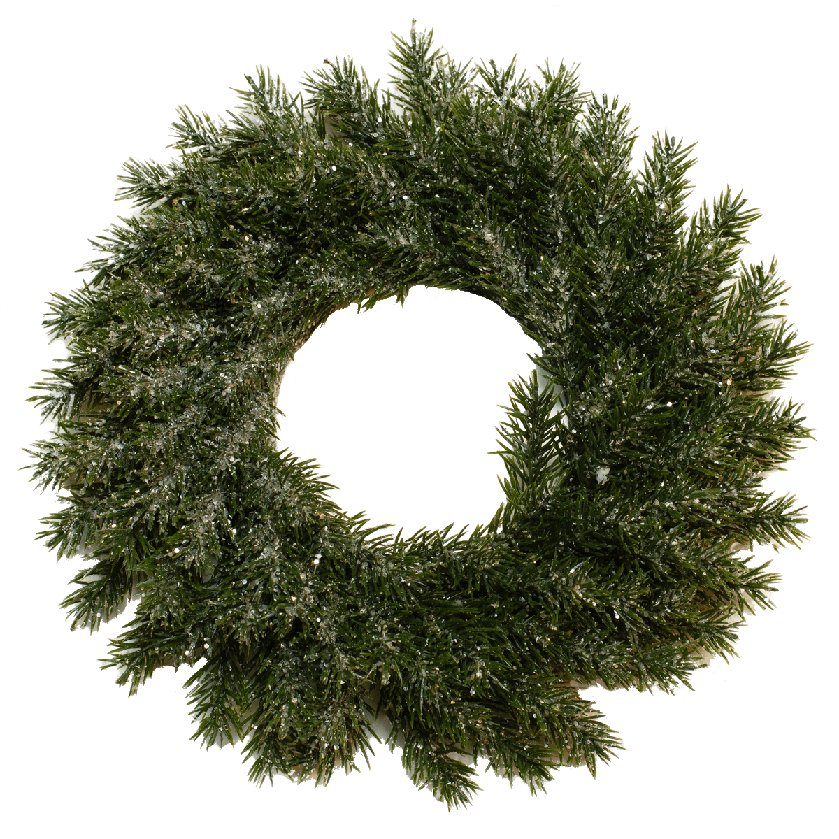 Věnec WINTALL, matný smrk s třpytkami, průměr 34 cm