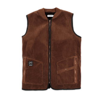 Dámská podzimní vesta QUERCIA Aztec, manšestr M - Verdemax