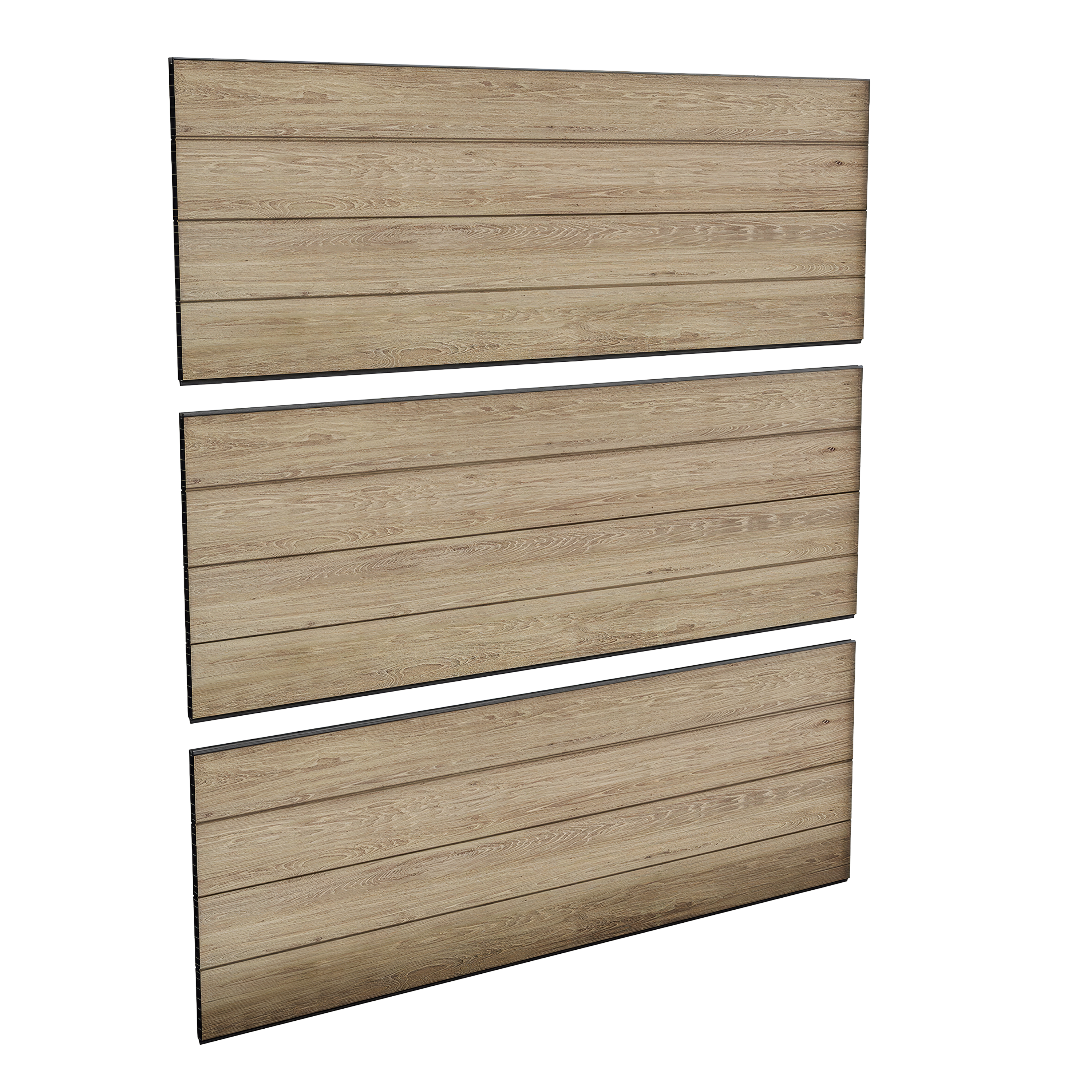 Sada 3 plotových panelů DECO Ashwood - Keter