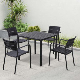 MILO/BRIS Černý zahradní set - Bjørkka