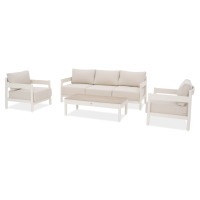 Hliníkový nábytkový set TREVIO CAFFE Beige - FURRORE