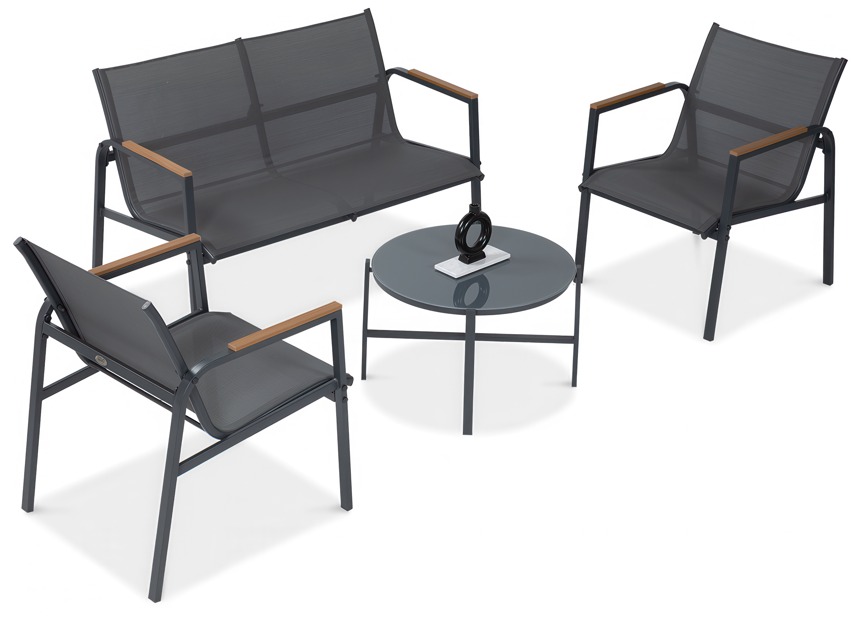 Meble balkonowe Mango Dark Grey