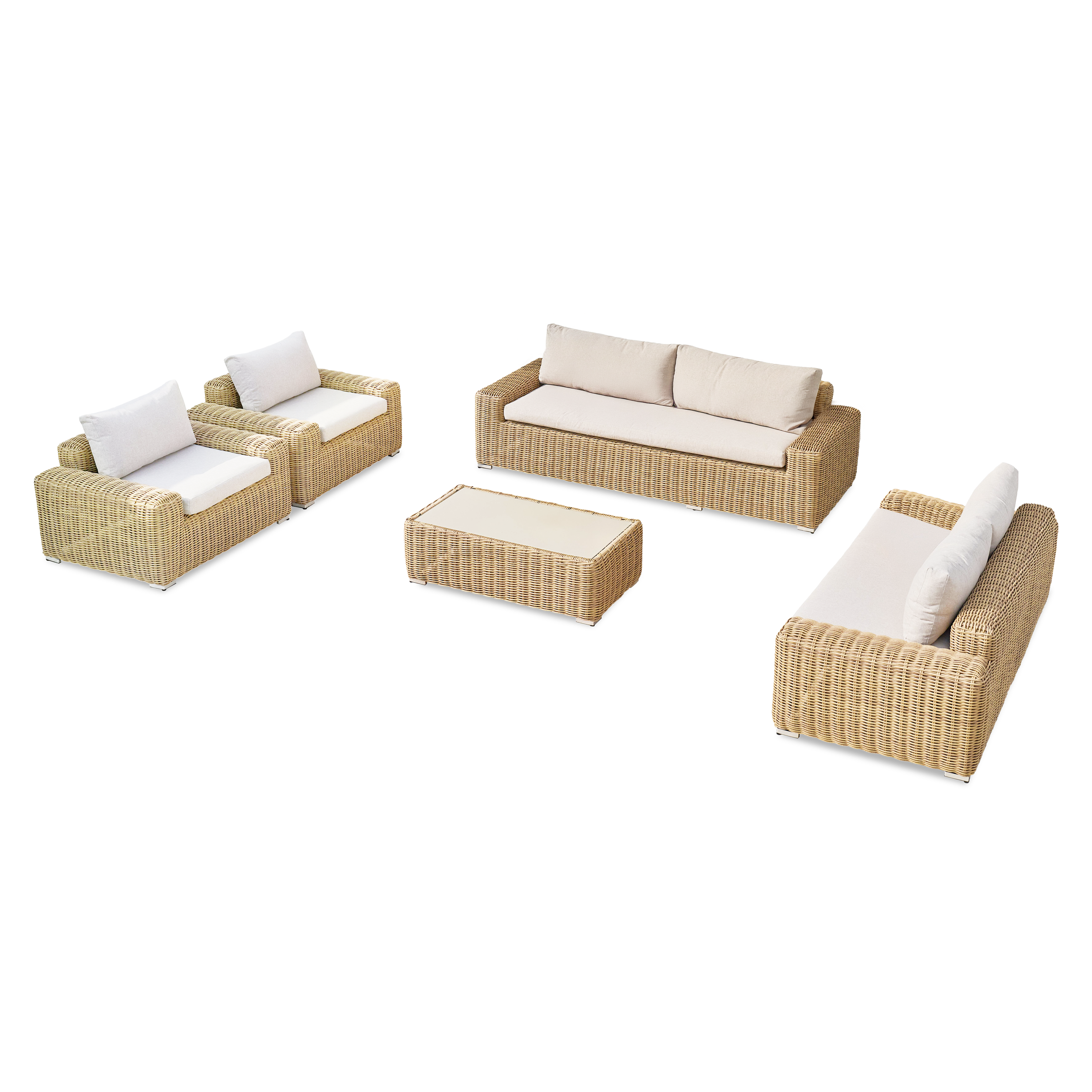 Zahradní sestava na terasu JAKARTA CAFFE MAX Beige - Furrore