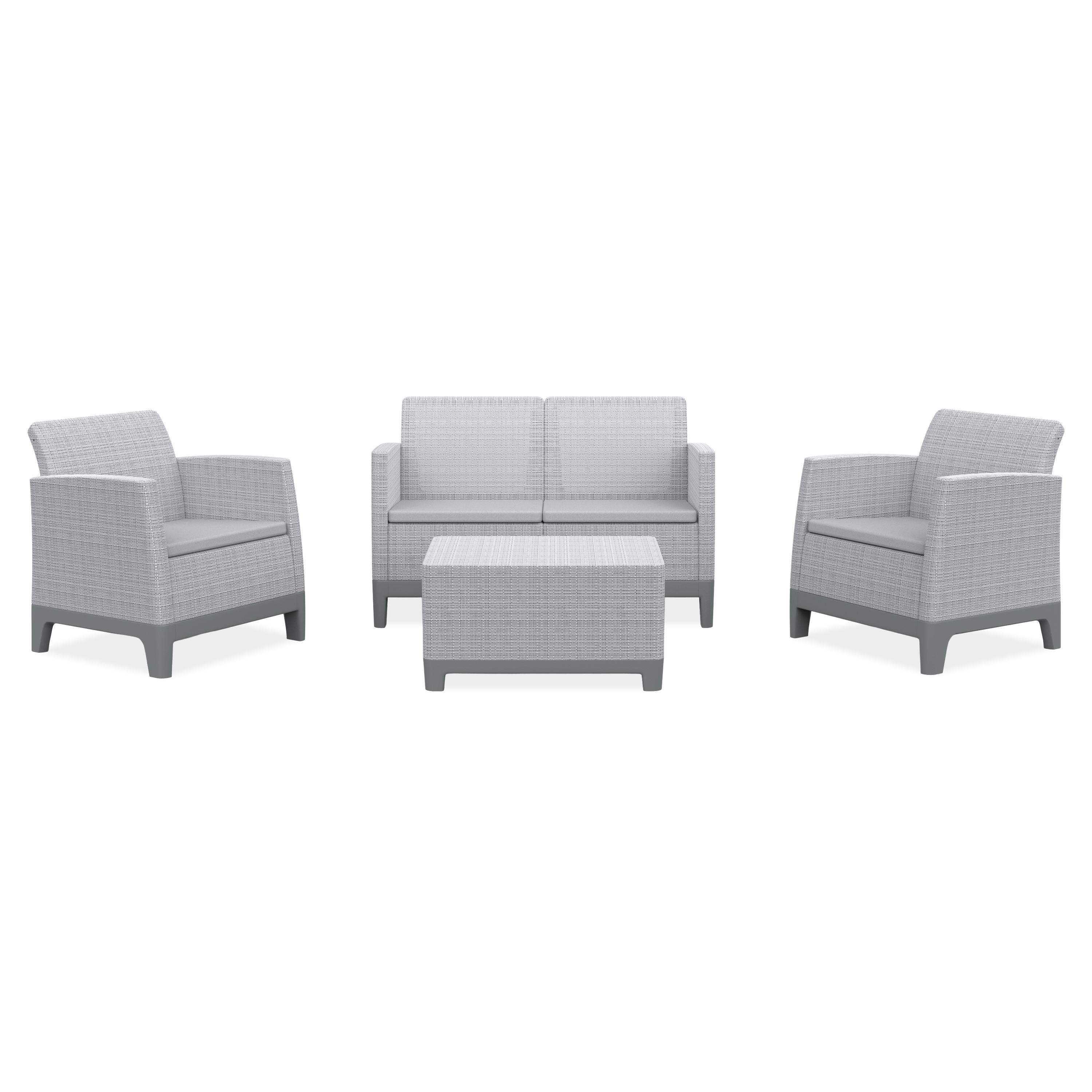 Zahradní nábytek Scandi Forma Ash Grey-Storm Grey/ Světle šedá - Keter