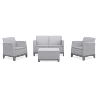 Zahradní nábytek Scandi Forma Ash Grey-Storm Grey/ Světle šedá - Keter