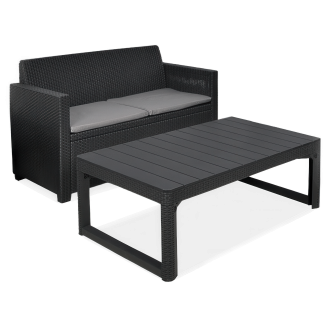 Zahradní set ALABAMA / LYON Graphite - KETER