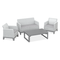 Zahradní set SCANDI MAX2/LYON Ash Grey-Storm Grey / St. Grey - Keter