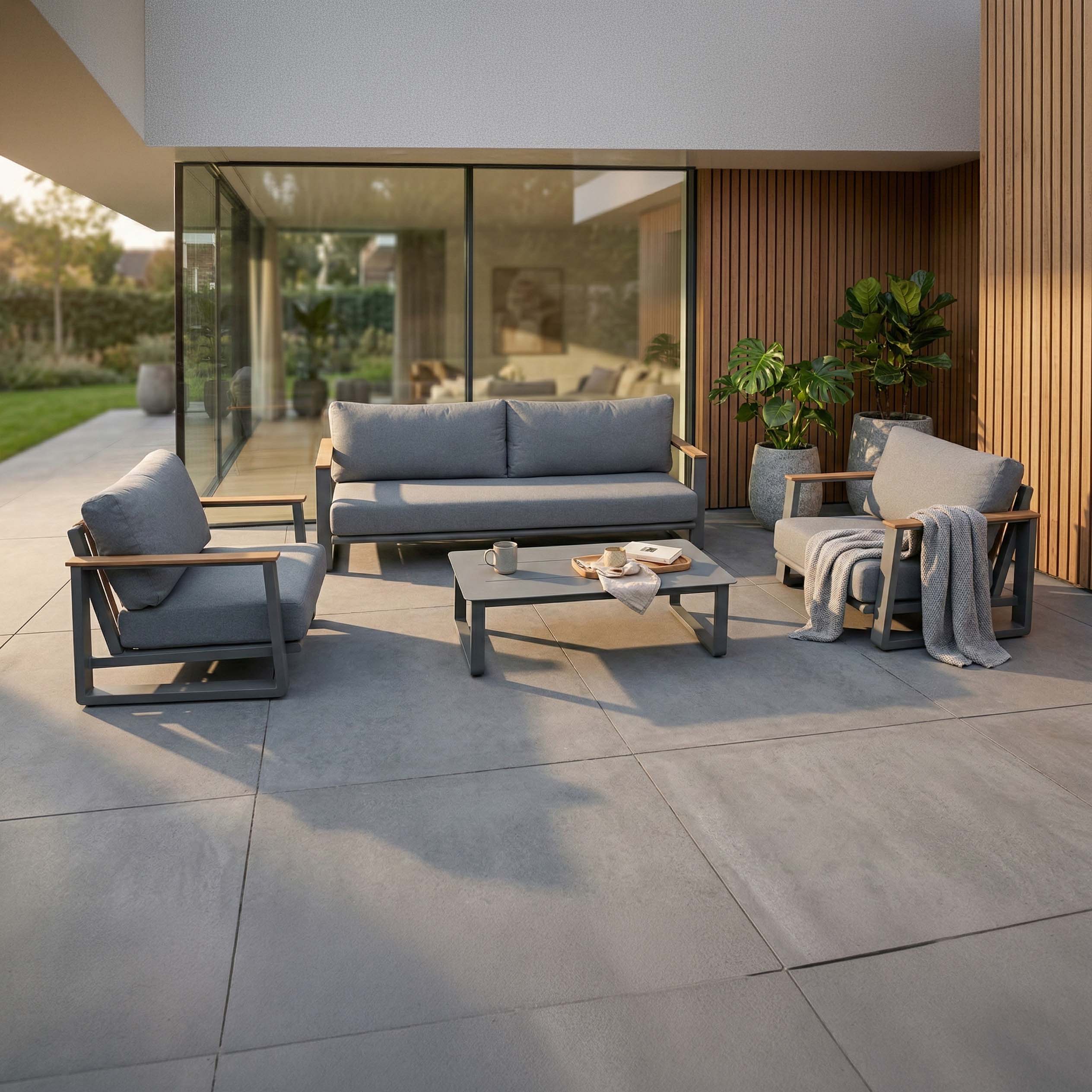 Zahradní set TENERIFE CAFFE Grey - FURRORE