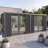 Zaslepovací panel pro pergolu Premium Anthracite 93cm - Gutroof