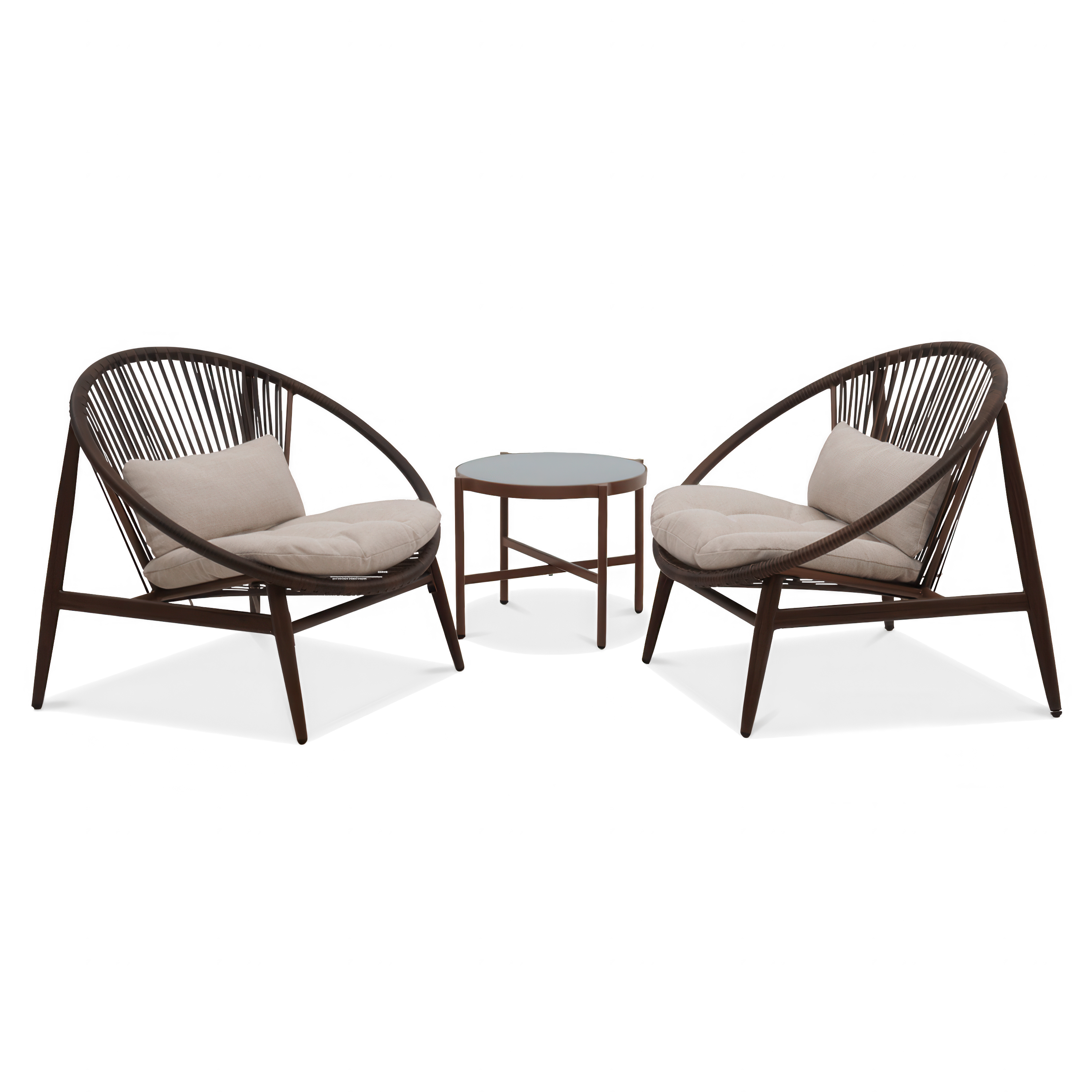 Zahradní set GALLA 2+1 Brown - Focus Garden 