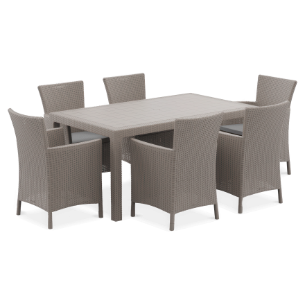 Zahradní set IOWA/MELODY 6+1 Cappucino - KETER