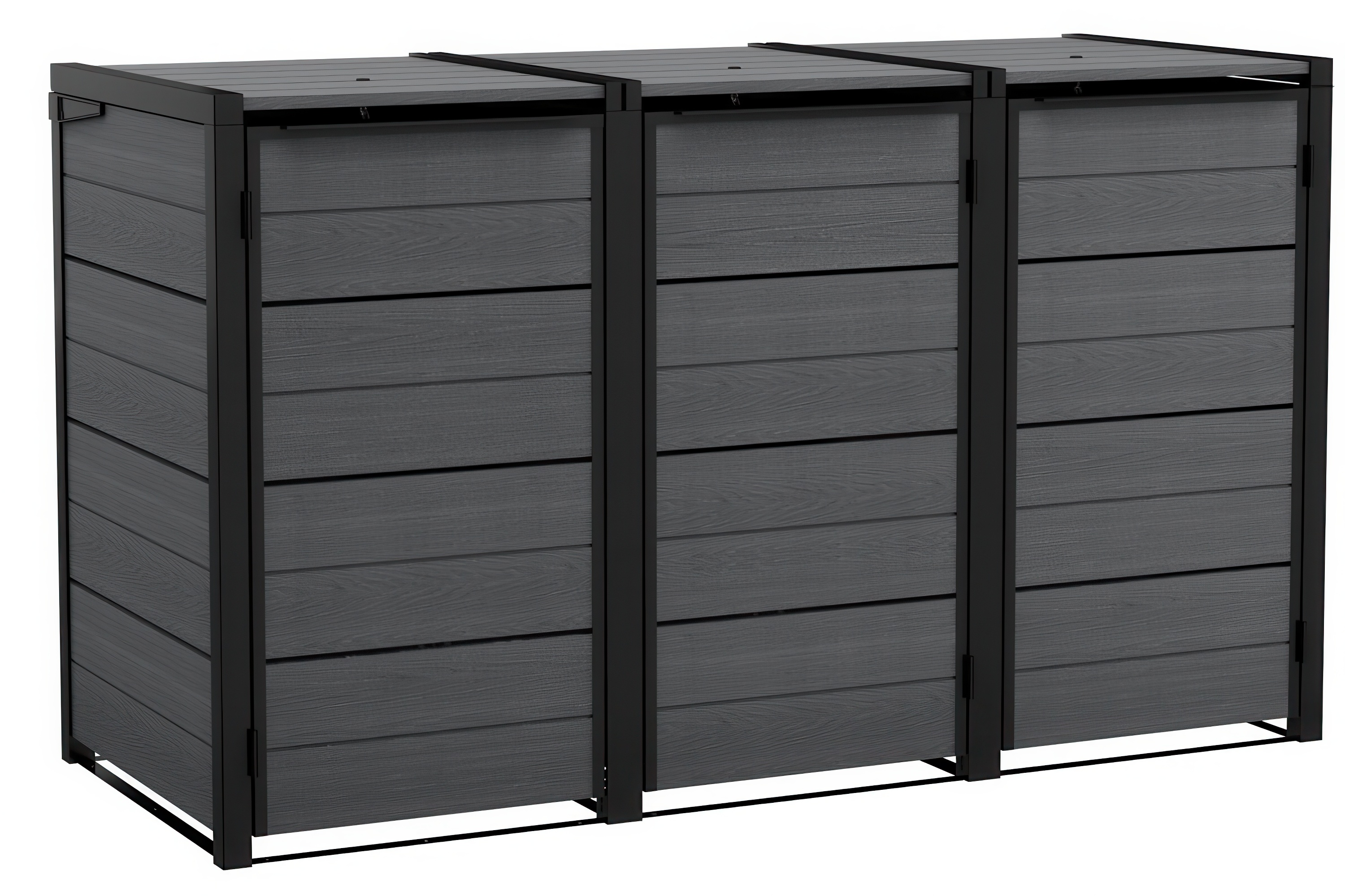 Keter Hide Away přístřešek na popelnice 3 x 240L + rozšiřující modul
