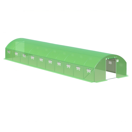 10 sekcyjny foliak w kolorze zielonym, 4x10x2 - 40m, cultivo,