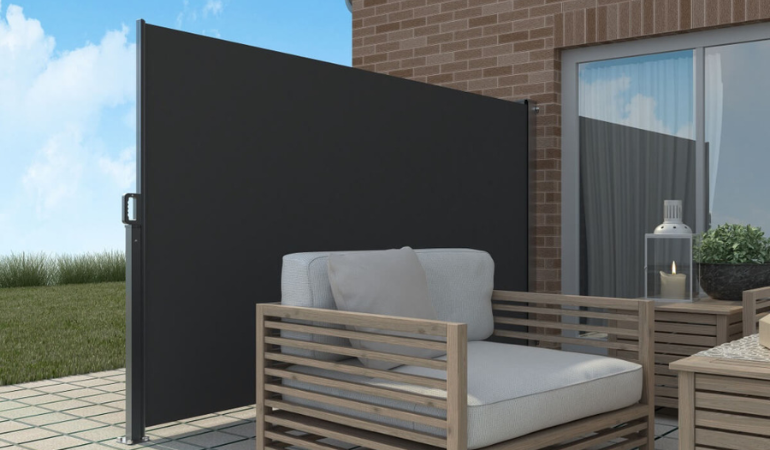 Vertik&aacute;ln&iacute; bočn&iacute; mark&yacute;za 200x300 Dark Grey - FOCUS GARDEN