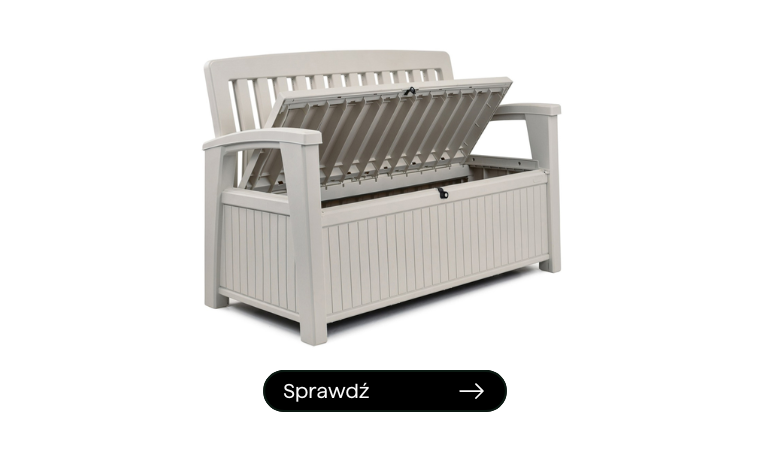 Lavice Keter Patio Bench 227L b&iacute;l&aacute;