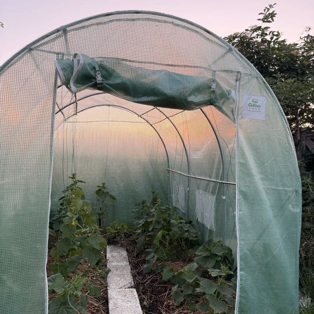 Zahradní fóliovník Cultivo 2x3x2 m (6 m2) zelený fotografie realizace 9