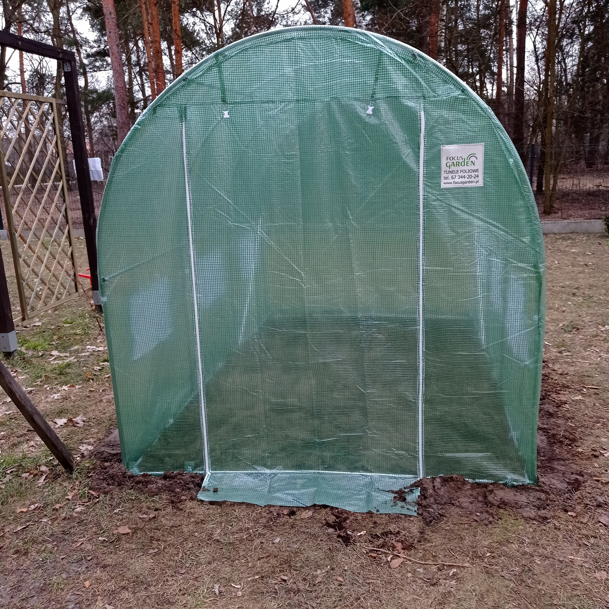 Zahradní fóliovník Cultivo 2x3x2 m (6 m2) zelený fotografie realizace 2