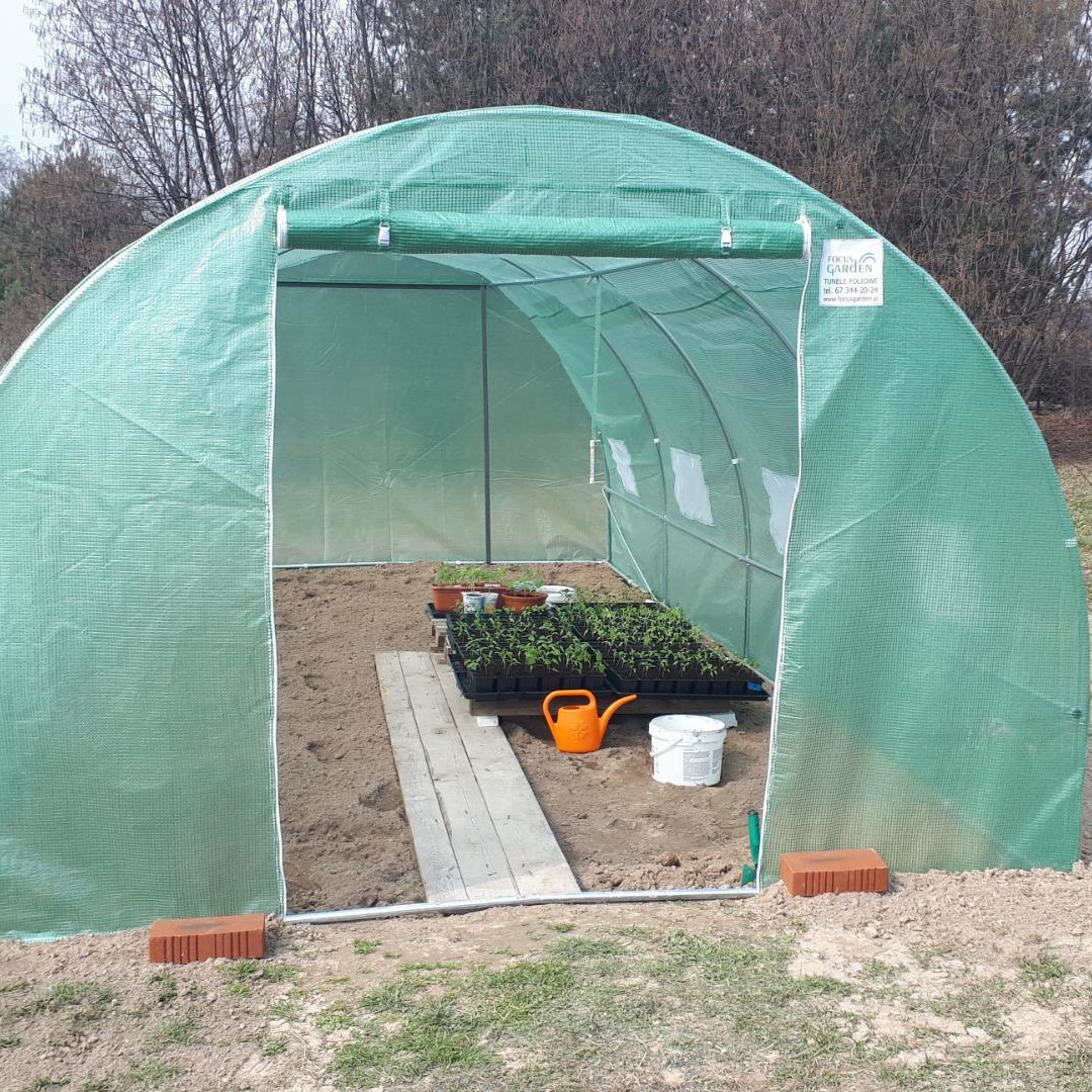 Zahradní fóliovník Cultivo 3x6 m (18 m2) zelený fotografie realizace 2