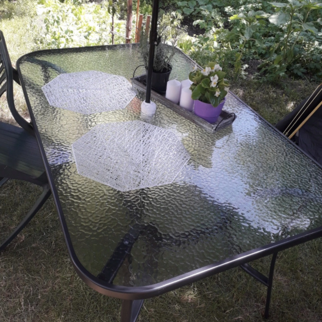 Zahradní stůl Bjørkka HOLIDAY 150 cm se sklem fotografie realizace 3