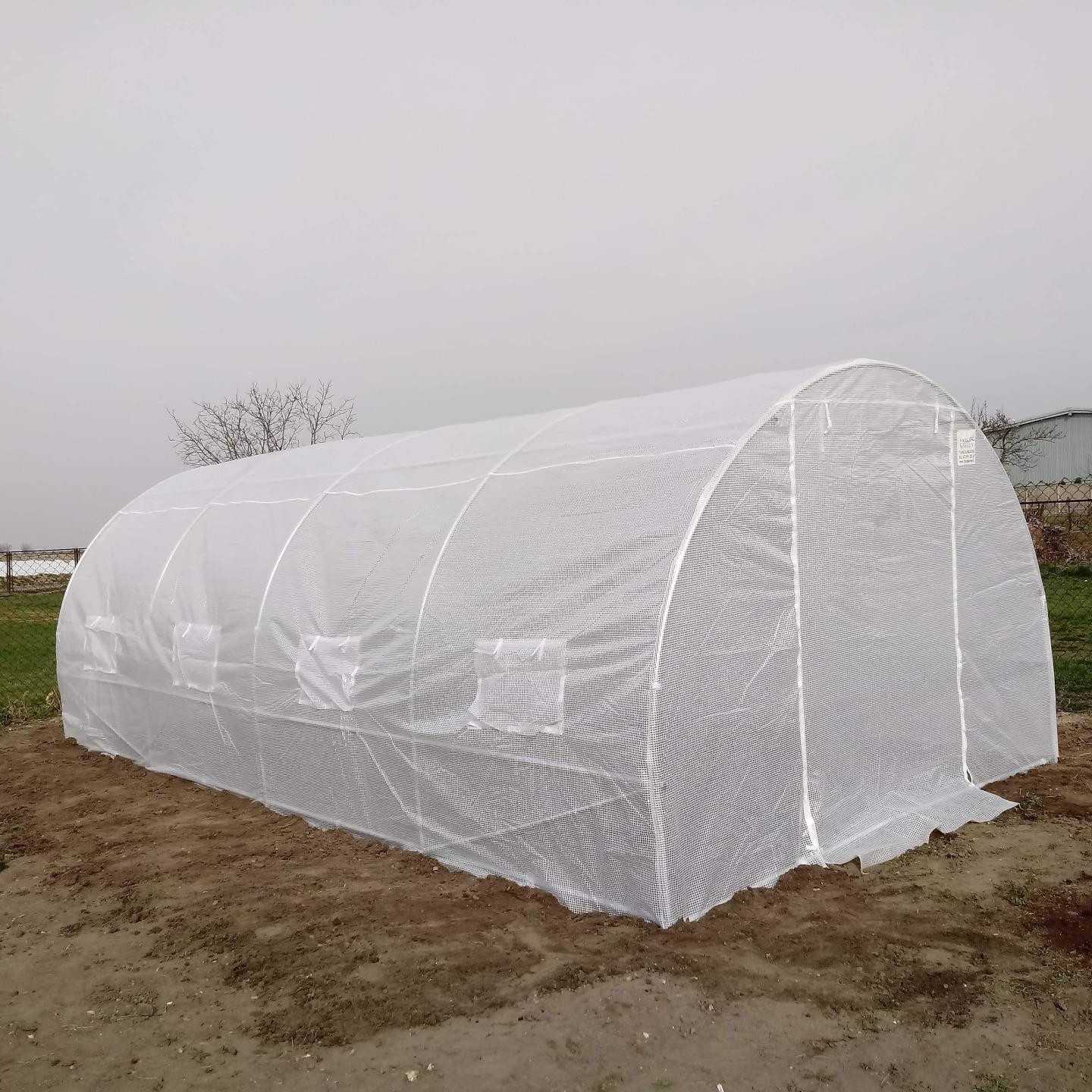 Zahradní fóliovník Cultivo 3x6 m (18 m2) bílý fotografie realizace 1