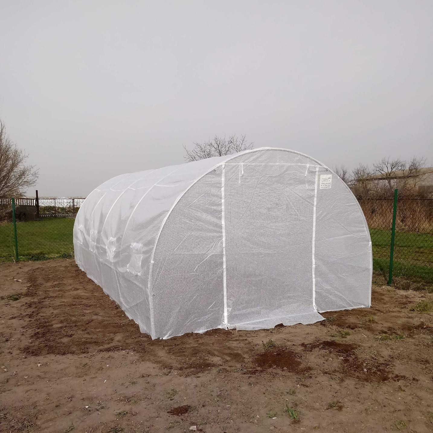 Zahradní fóliovník Cultivo 3x6 m (18 m2) bílý fotografie realizace 2