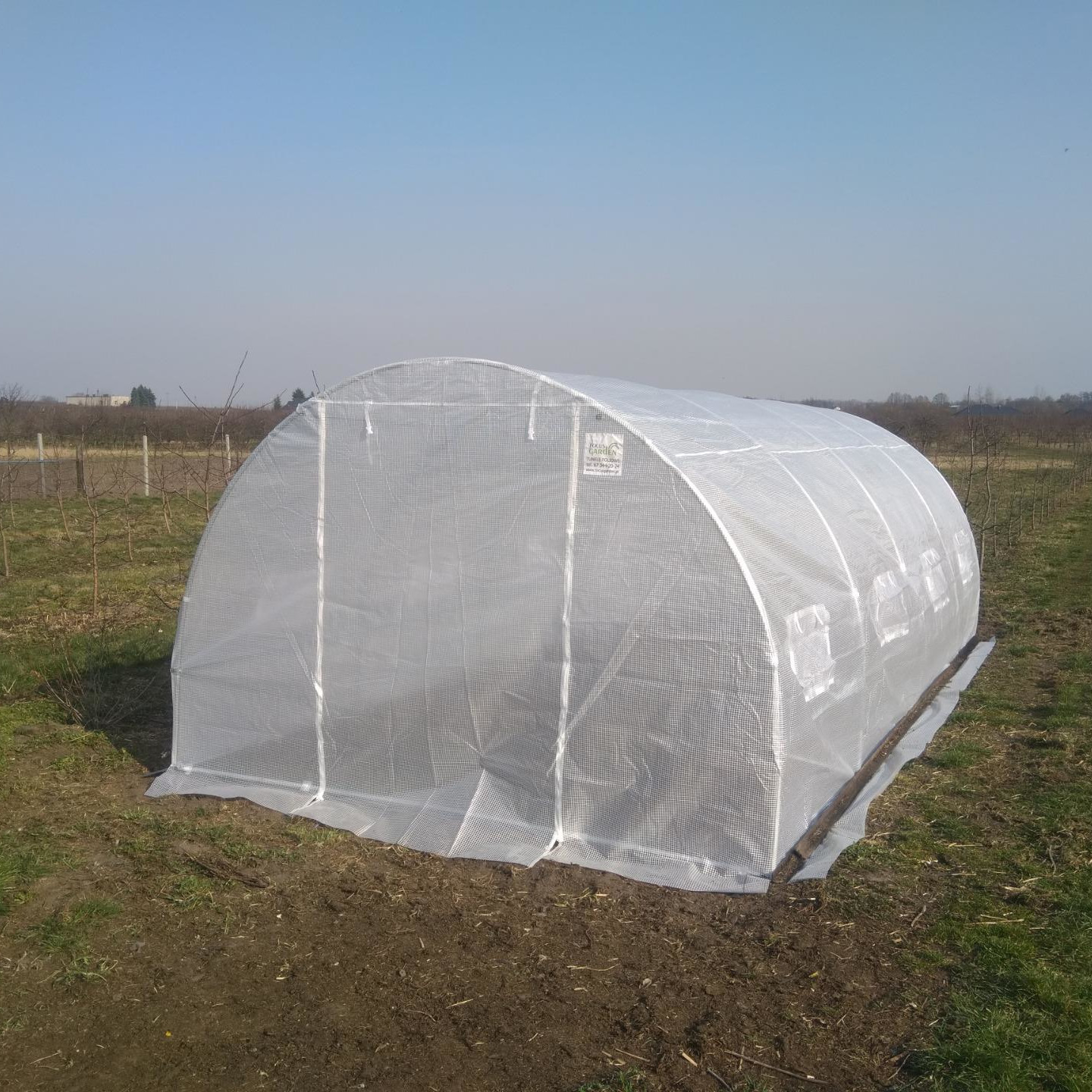 Zahradní fóliovník Cultivo 3x6 m (18 m2) bílý fotografie realizace 3
