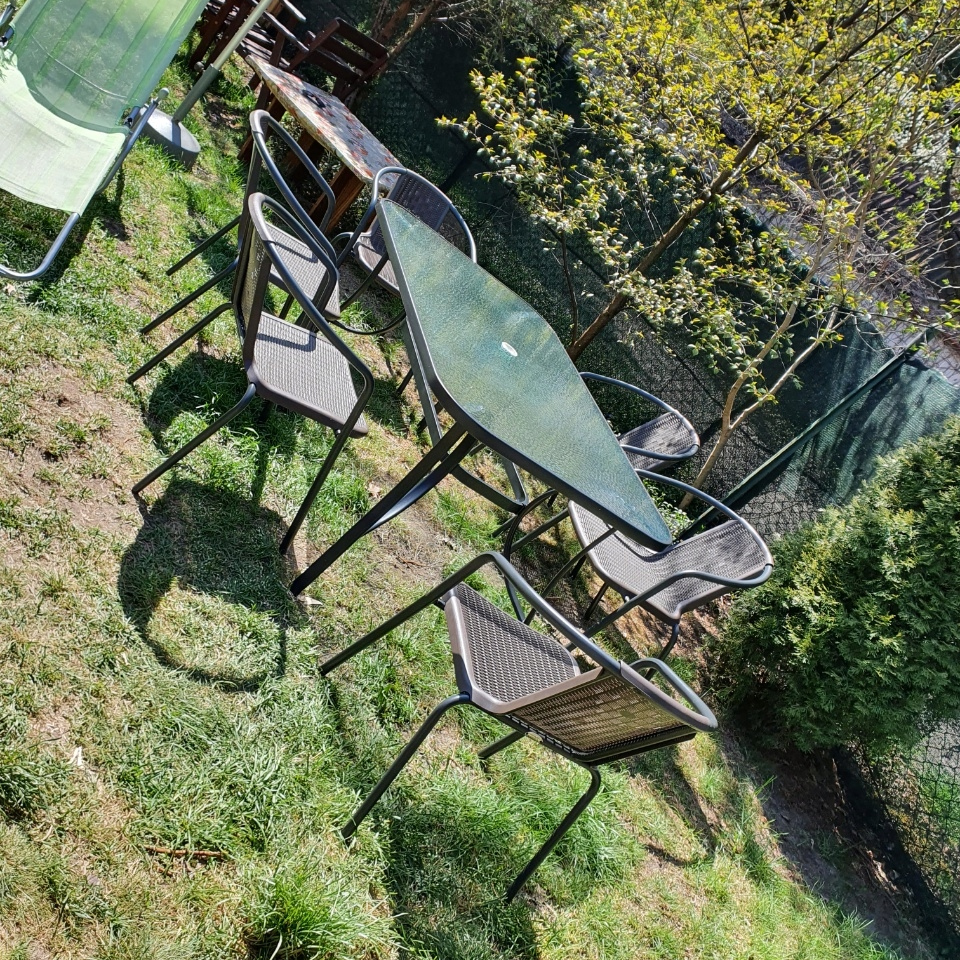 Zahradní set Bjørkka SIMPLE 150/6 Cappuccino fotografie realizace 1