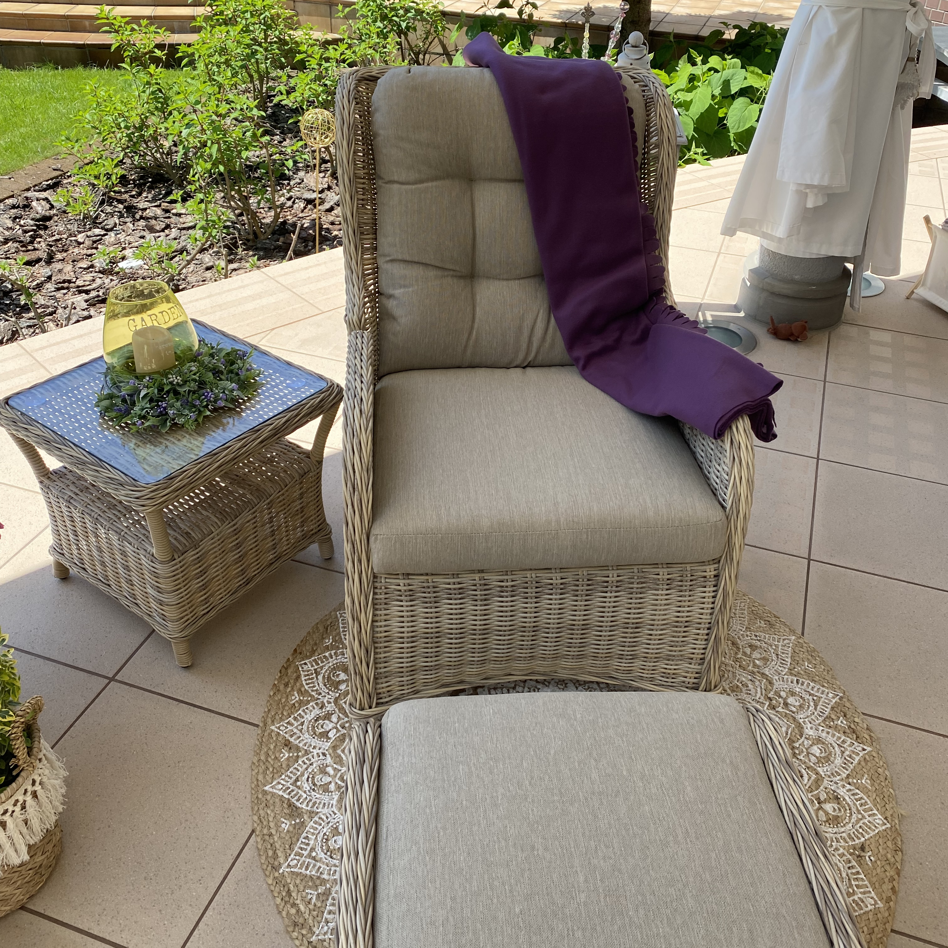 Bjørkka Sienna Duo Premium Beige: 2 křesla a stolík fotografie realizace 3