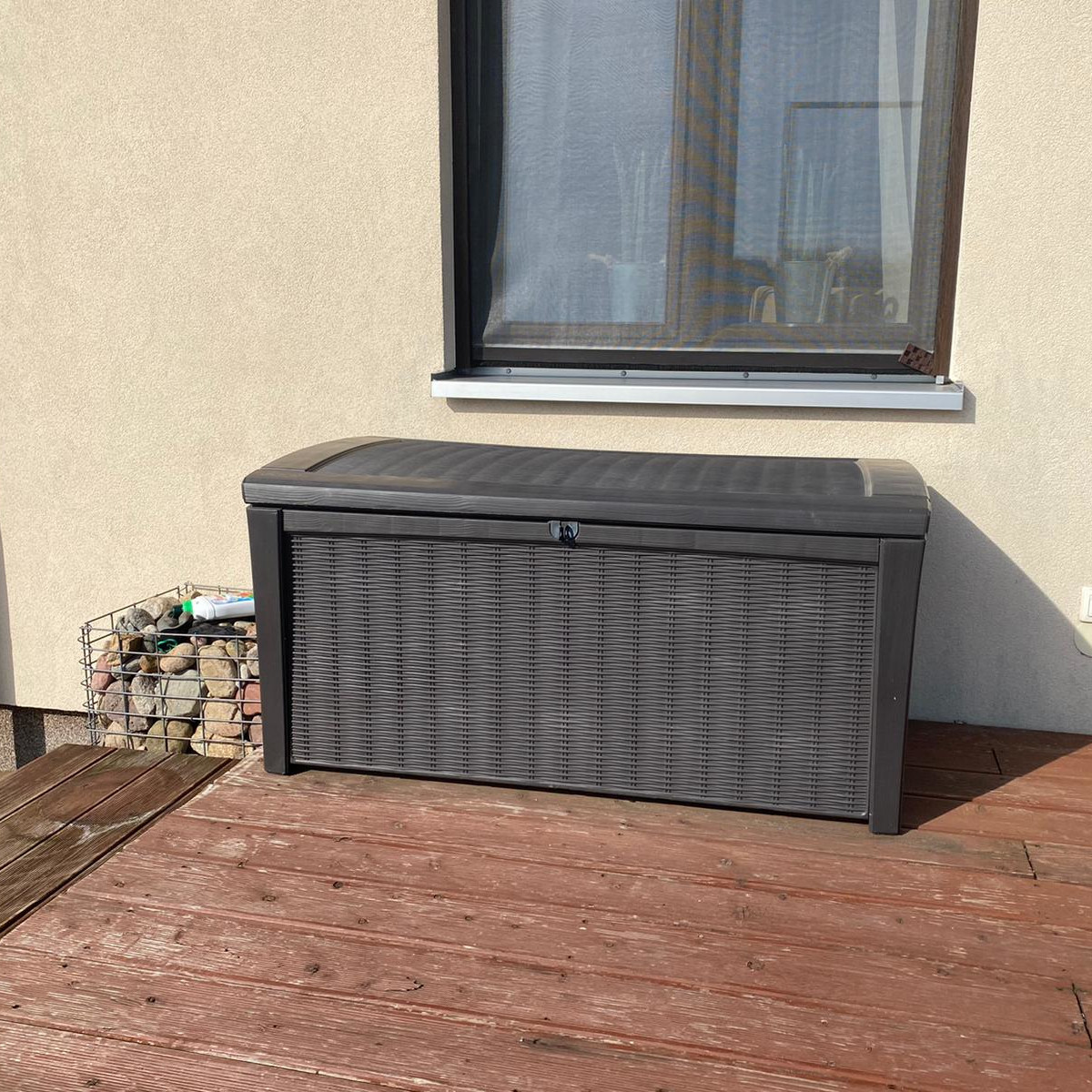 Zahradní úložný box Keter Borneo 416 l, grafit fotografie realizace 1