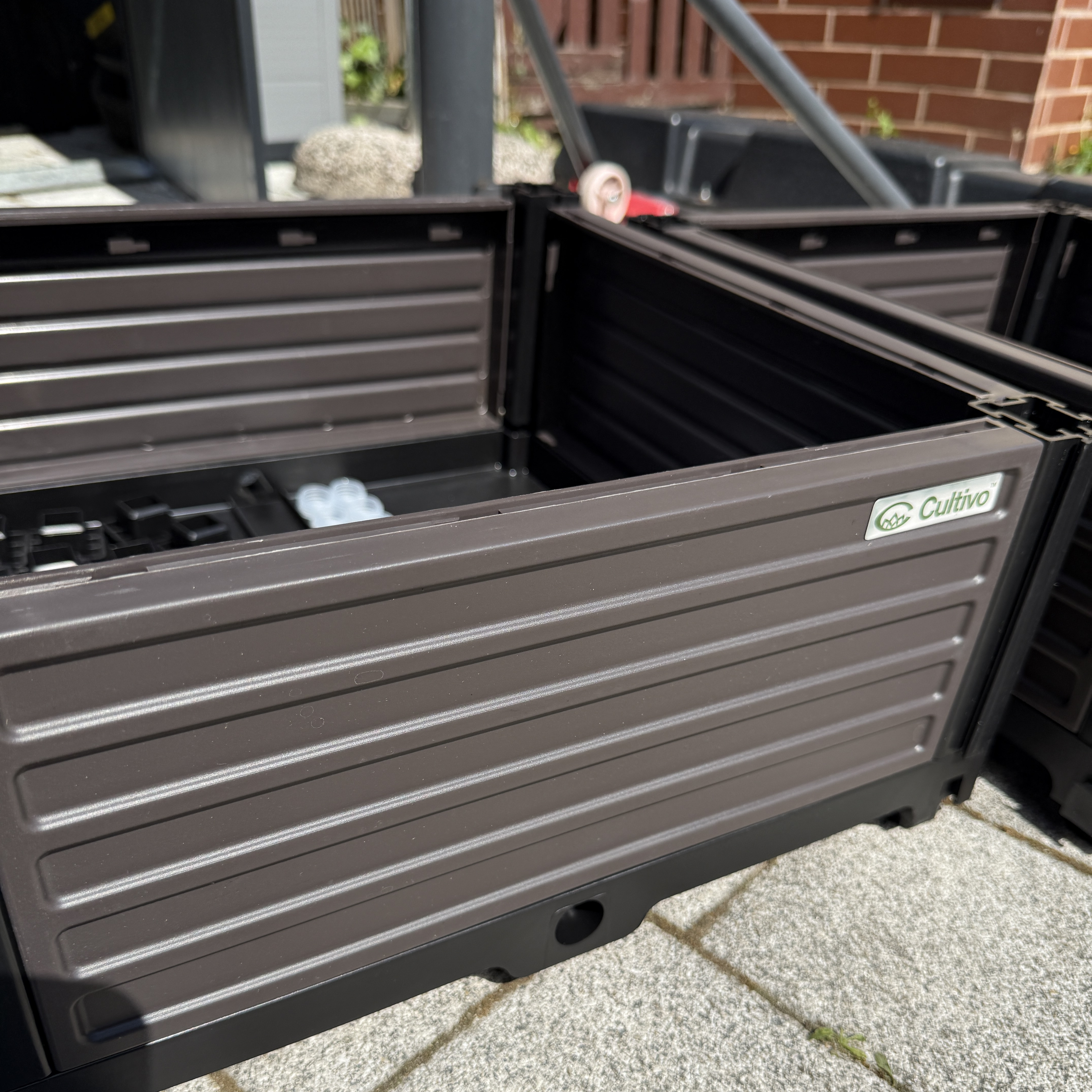 Vyvýšený záhon Cultivo GROW BOX XL 164x41x31 cm fotografie realizace 3