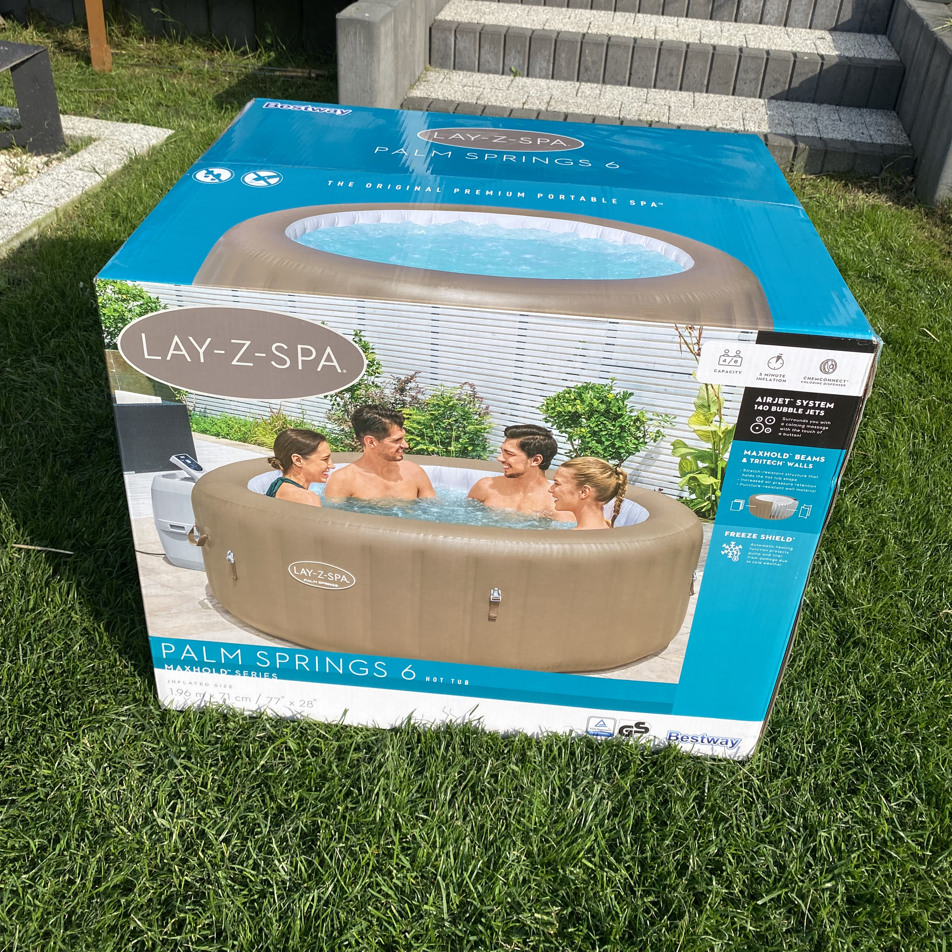 Nafukovací vířivka Bestway Palm Springs Airjet fotografie realizace 4