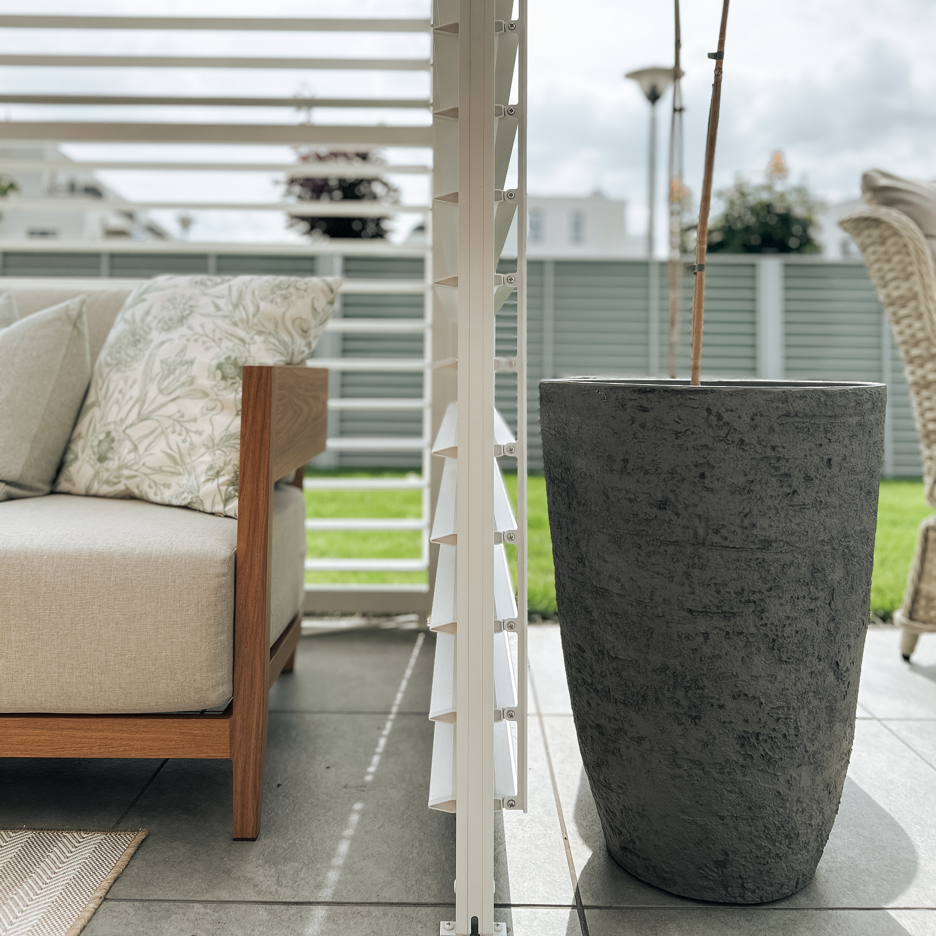 Žaluziový panel Gutroof Premium 4 m, bílý fotografie realizace 3