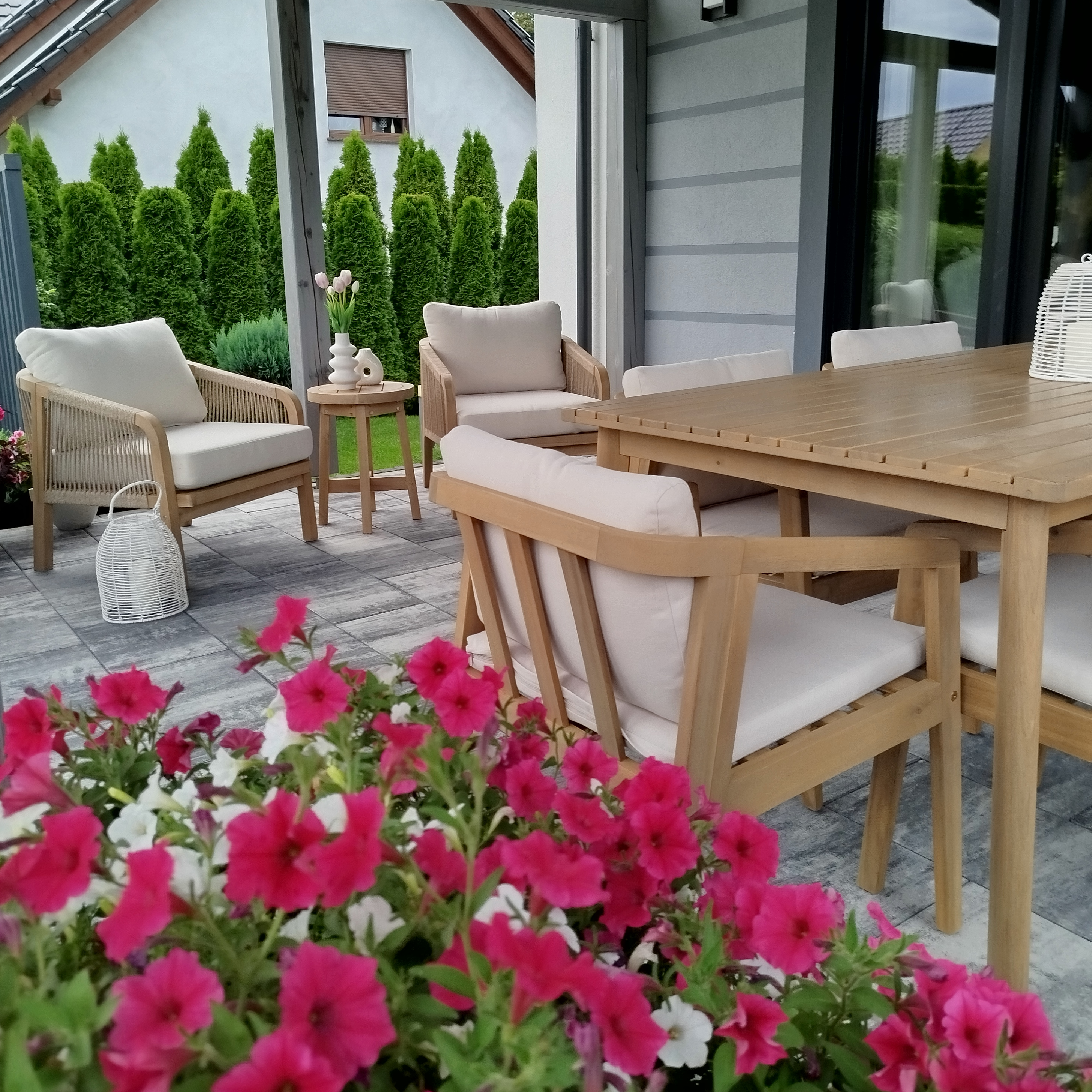 Balkonový set Furrore Marigold 2+1 Caffe fotografie realizace 1